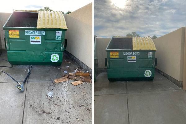 Commercial pressure washing